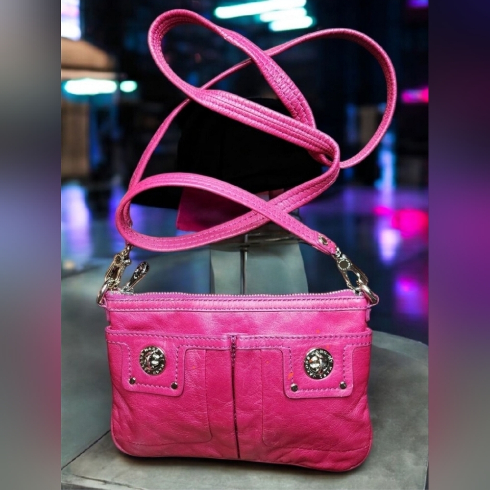 Marc by Marc Jacobs Fuchsia Empire City Wristlet Or Crossbody Bag 